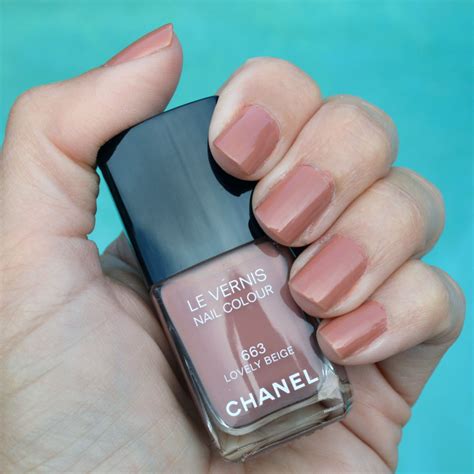 chanel manicure|chanel lovely beige nail polish.